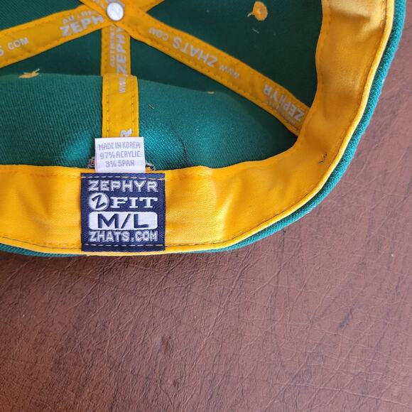 Notre Dame Fighting Irish Hat Men Green Zephyr NCAA Size M-L - Picture 10 of 13